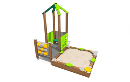 A sandbox with a house Eco